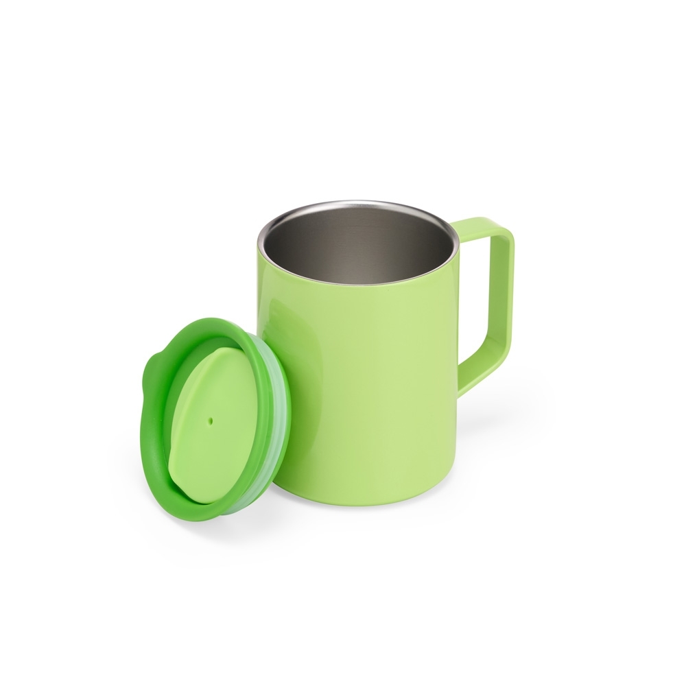 Caneca Inox Parede Dupla 270ml - Imagem 4