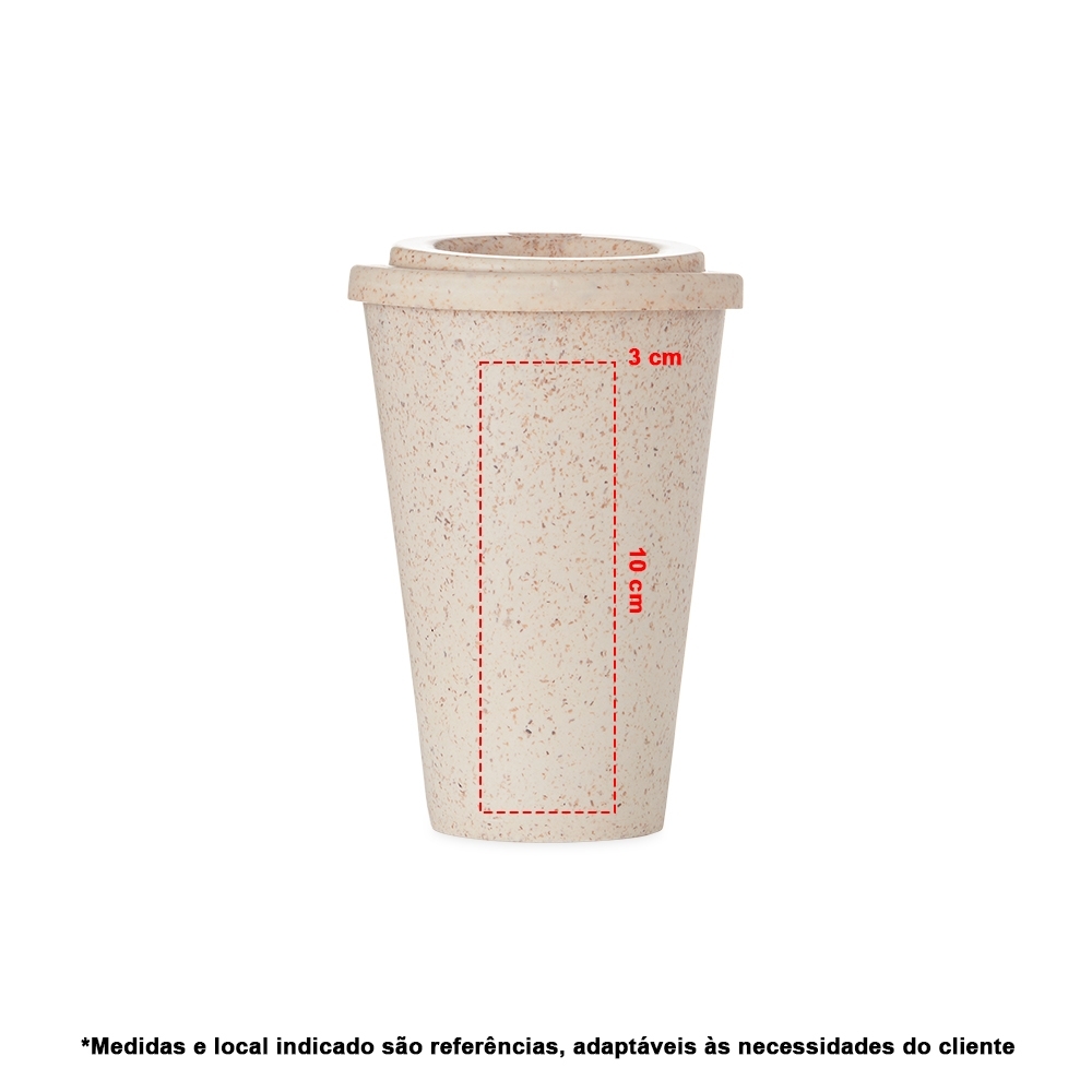 Copo Fibra de Madeira 400ml - Imagem 4