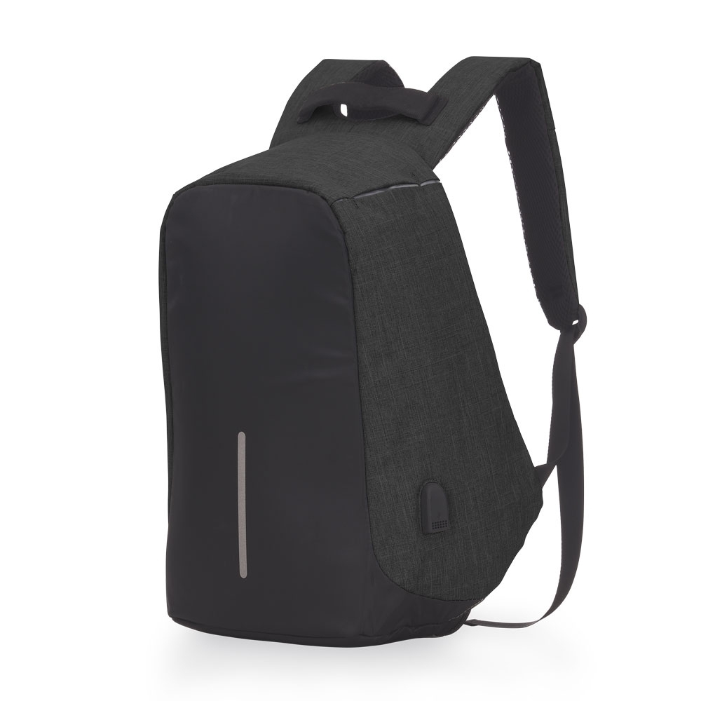 Mochila Poliéster Anti-Furto USB - Imagem 8