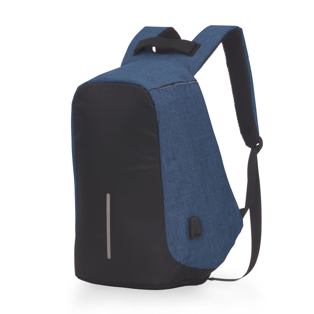 Mochila Poliéster Anti-Furto USB - Imagem 2