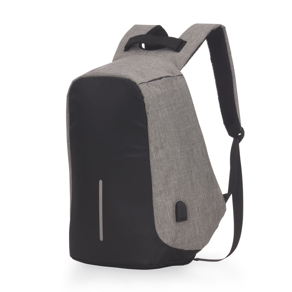 Mochila Poliéster Anti-Furto USB - Imagem 3