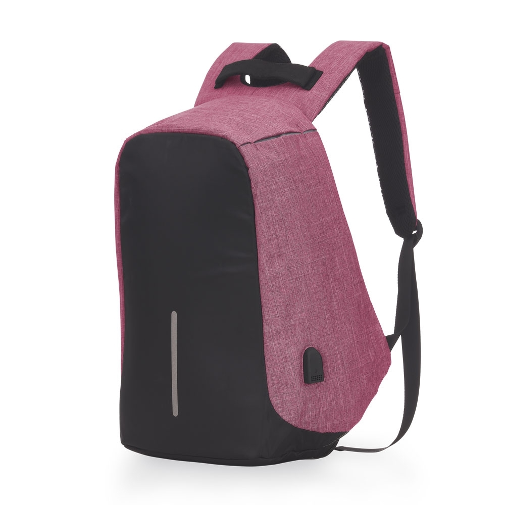 Mochila Poliéster Anti-Furto USB - Imagem 9