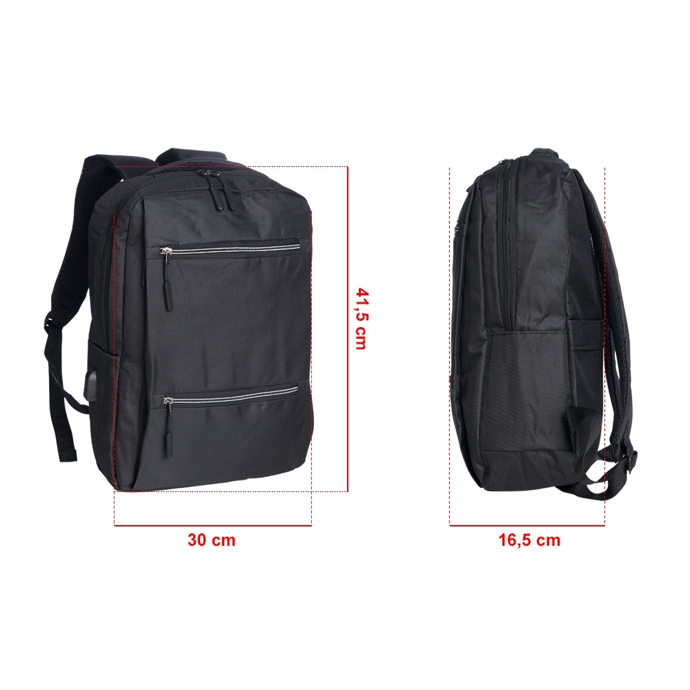 Mochila de Nylon USB 20L - Imagem 10