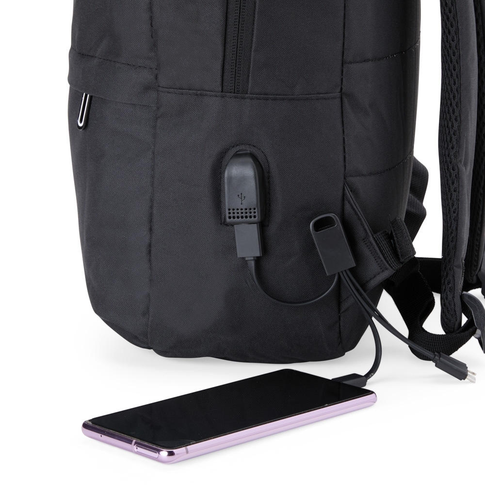 Mochila de Nylon USB 24L - Imagem 6