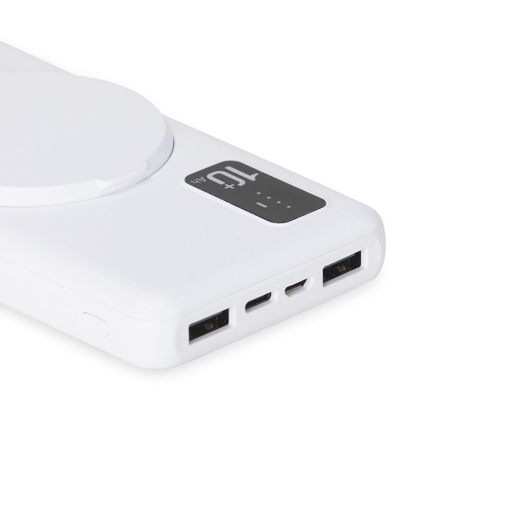 Power Bank 10.000mAh com Carregamento via Indução ou via Cabo - Imagem 3