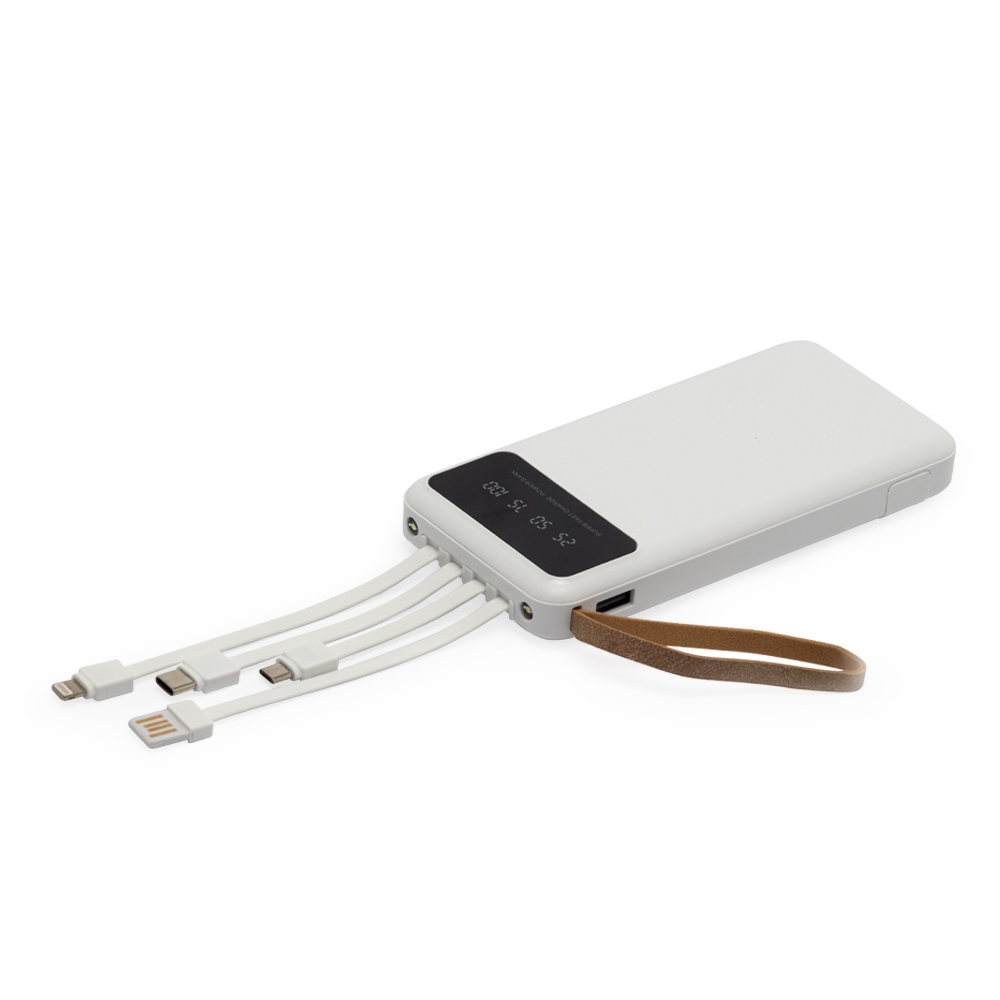 Power Bank 10.000mAh com Lanterna e Multissaídas - Imagem 2