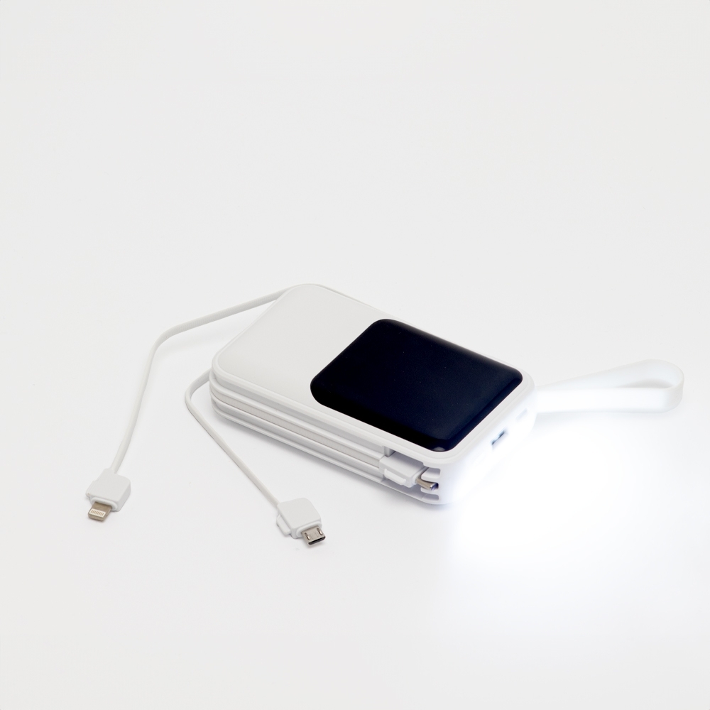 Power Bank 10.000mAh com Lanterna e Multissaídas - Imagem 4