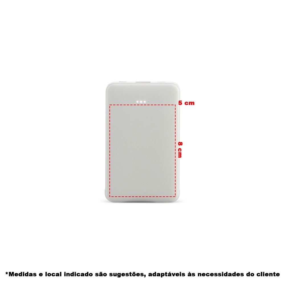 Power Bank Plástico 5.000mAh - Imagem 6