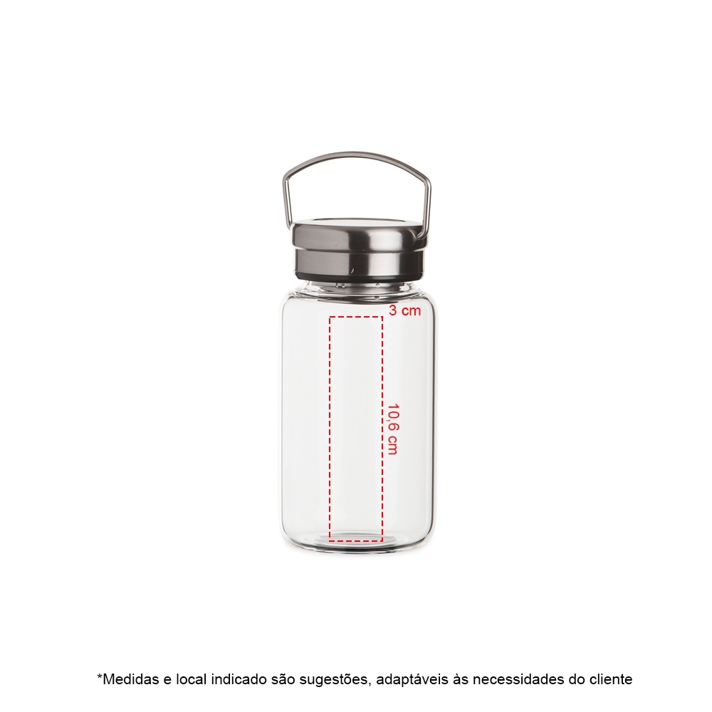 Garrafa de Vidro 650ml - Imagem 4
